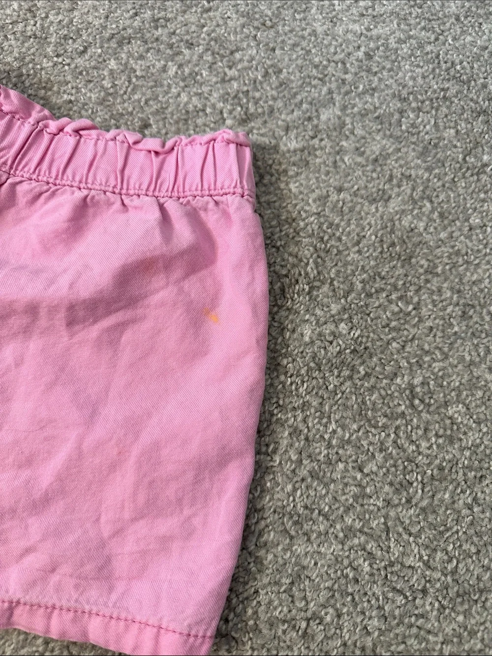 Pink Elastic-Waist Girl’s Shorts